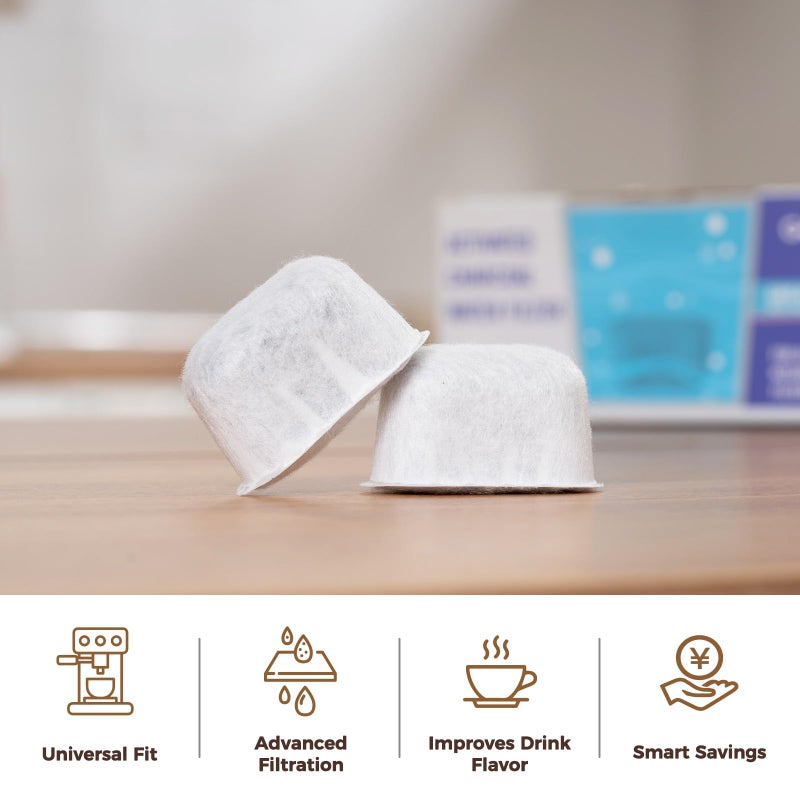 Geesta Premium 12-Pack Replacement Charcoal Water Filters for Keurig Coffee Machine - Image 5