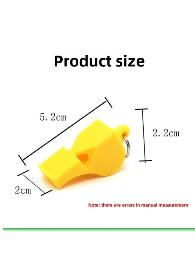 Generic Treble Nuclear-free Whistle Physical Education Teacher Outdoor Life-saving Sports Whistle Referee Basketball Football Volleyball Match Single Whistle-Color:Fox Light Powder (single Whistle) - Image 5