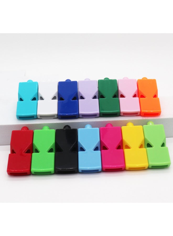 Generic Treble Nuclear-free Whistle Physical Education Teacher Outdoor Life-saving Sports Whistle Referee Basketball Football Volleyball Match Single Whistle-Color:Fox Light Powder (single Whistle) - Image 3