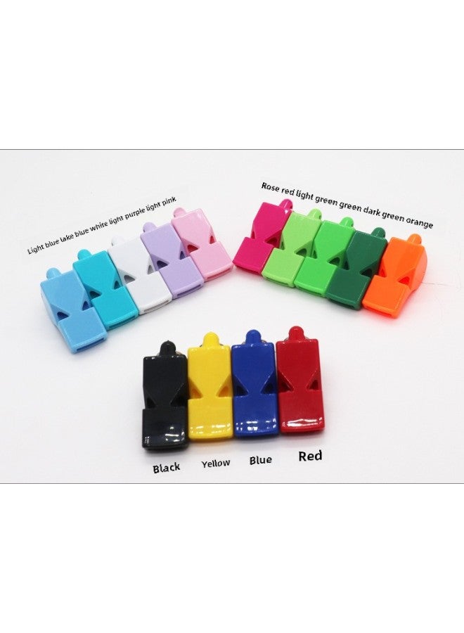 Generic Treble Nuclear-free Whistle Physical Education Teacher Outdoor Life-saving Sports Whistle Referee Basketball Football Volleyball Match Single Whistle-Color:Fox Light Powder (single Whistle) - Image 1