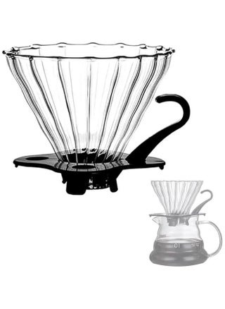 Pour Over Coffee Maker V60 Size 02，1-4 Cups，Reusable Cone Glass Coffee Dripper With Handle, Slow Brewing Coffee Pour Over for Cafe, Travel, Home&Offices - pzsku/Z2BCDB8E65AF569206BCFZ/45/_/1732609848/8d8a5806-1b1f-4fc5-8482-0263e441255f