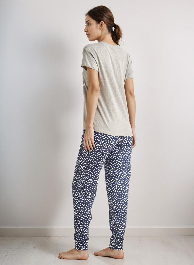 سبلاش فيڤ طقم بيجاما تي شيرت وبنطلون - Image 3