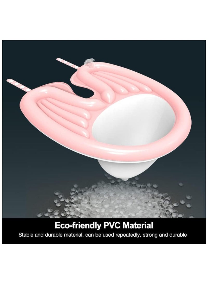 general Inflatable Hair Washbasin Mobile Shampoo Sink Portable Hair Washing Basin Sink with Air Pump and Drainage for Disabled Elderly Pregnant Women - Image 3