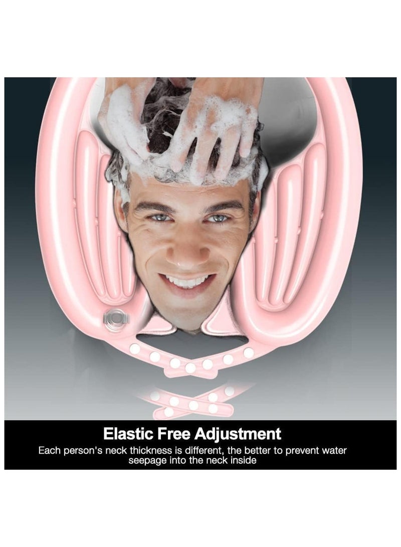 general Inflatable Hair Washbasin Mobile Shampoo Sink Portable Hair Washing Basin Sink with Air Pump and Drainage for Disabled Elderly Pregnant Women - Image 4