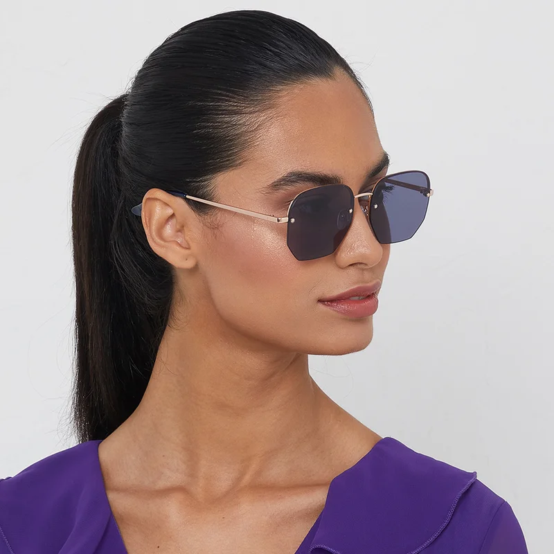 Blackout Women's BlackOut NINA - Geometric - Rimless - Sunglasses
