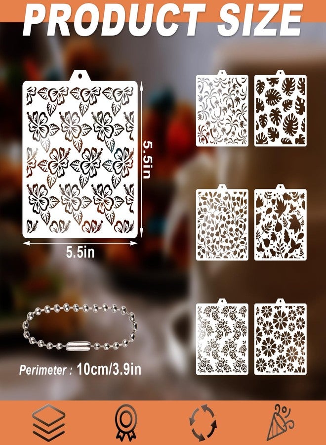 Qumenan 40 PCS Cookie Stencil Baking Stencils for Royal Icing Cookies Craft Painting Stencil for Cake Stencils Decorating Buttercream(5.5in) - Image 2