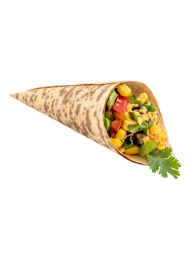 Restaurantware Bamboo Cone, Wooden Food Cone, Bamboo Food Cone - Perfect For Catering, Restaurants & Food Trucks - Medium 2" x 5" - 2.5 oz - 200ct Box - Image 2