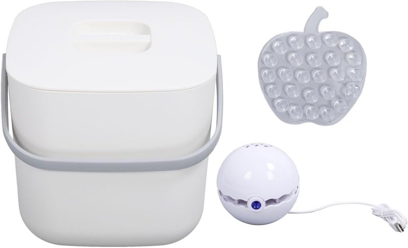 TOPINCN Mini Dishwasher, ABS and PC Portable USB Dishwashing Machine 18W, 45KPa Deep Cleaning, Auto Shutdown, Bucket and Sink Use for Home Kitchen Apartment (White Bucket) - Image 5