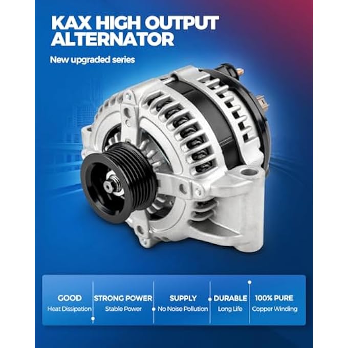 KAX Alternator 11228N Compatible With Jeep Patriot 2016 Replace 11228N - Image 3