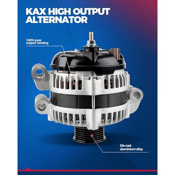 KAX Alternator 11228N Compatible With Jeep Patriot 2016 Replace 11228N - Image 4