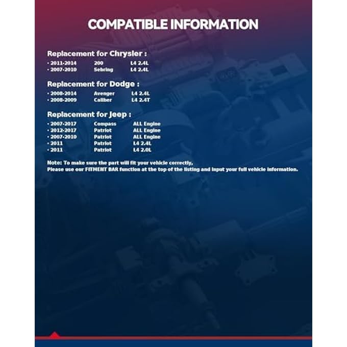 KAX Alternator 11228N Compatible With Jeep Patriot 2016 Replace 11228N - Image 2