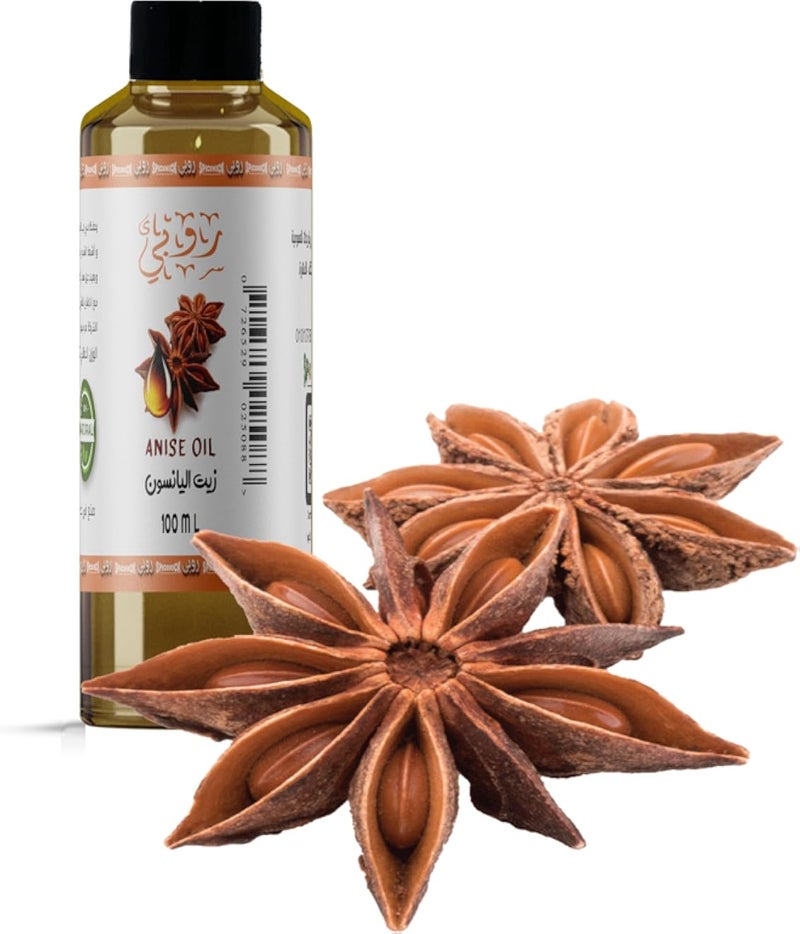 Ruby 100% Natural Essential Oils for Relaxation & Skincare, 100ml, Luxury Long Lasting Scents (Anise Oil 100ml)