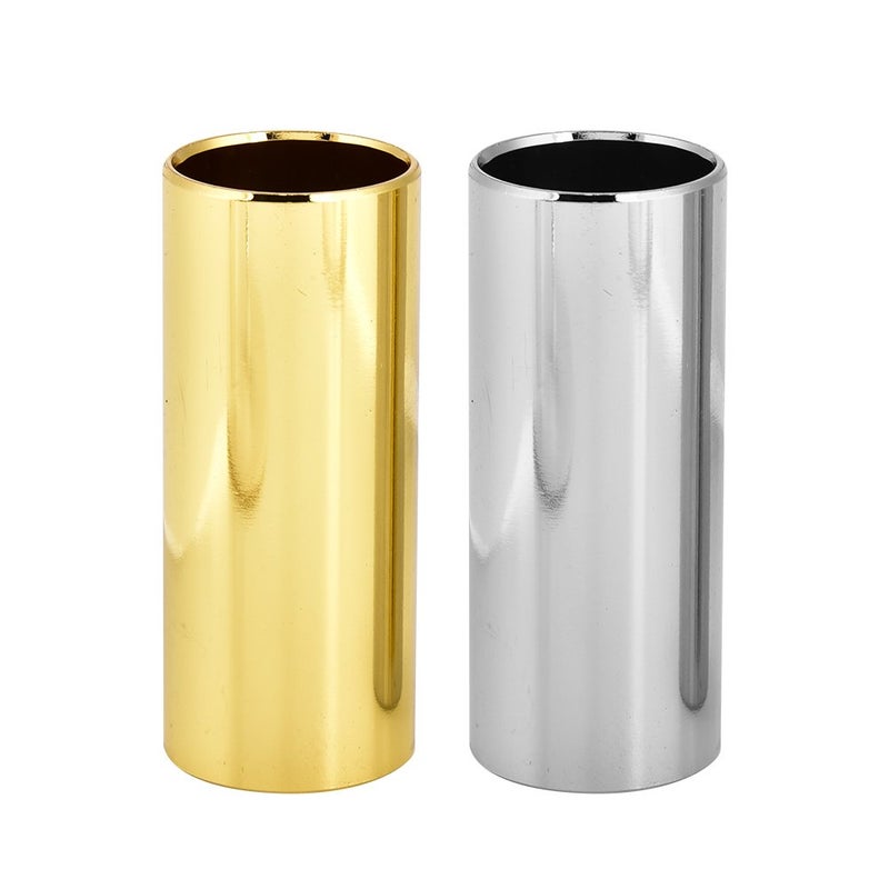 VGEBY 2Pcs Guitar Slide, Guitar Slides for Electric Brass Slide and Stainless Steel Slides for Guitar, Bass, Medium Performance Accessories Lap Steel Guitar Slide Lap Steel Guitar Slide - Image 1