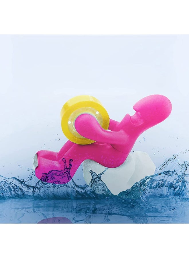 SOLARAE Tape Dispenser,Tape Supply Station, Funny Accessory for Office, Home or School, Fun Novelty Desk Tidy and Desktop Holder Includes Paper Clips, Ideal Present - Image 2