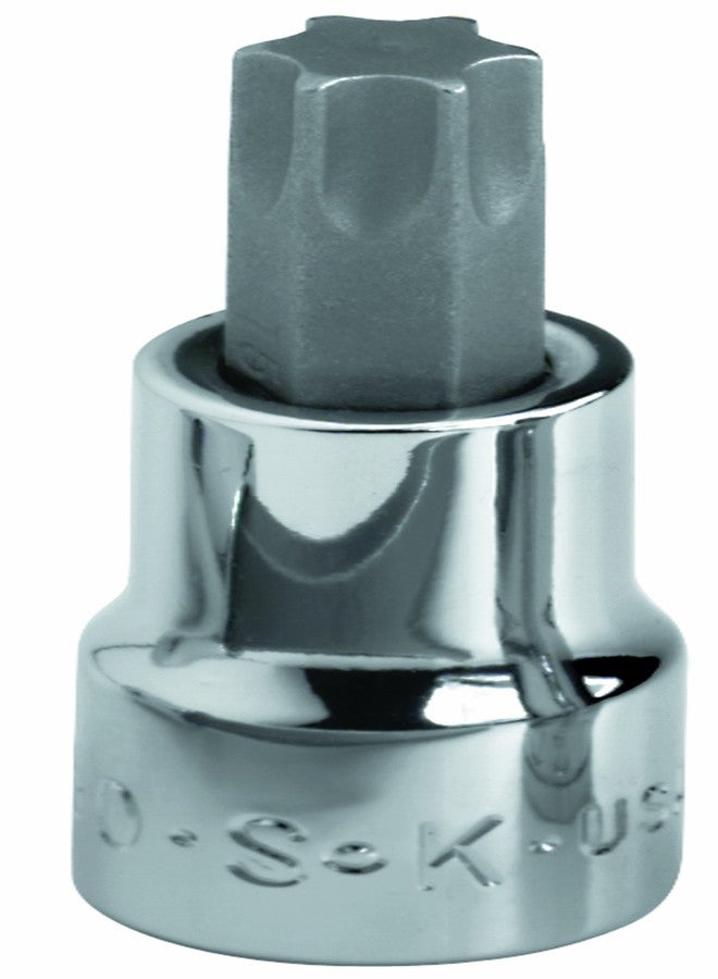SK Tools USA 1/4" Drive, T15, Standard Chrome TORX® Bit Socket | 42915 - Image 1