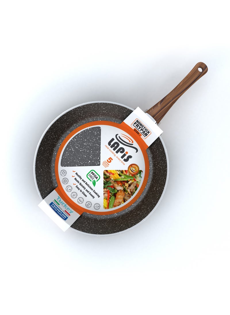 Lapis - LAPIS Granite Frying Pan Size 28 cm Black - Image 1