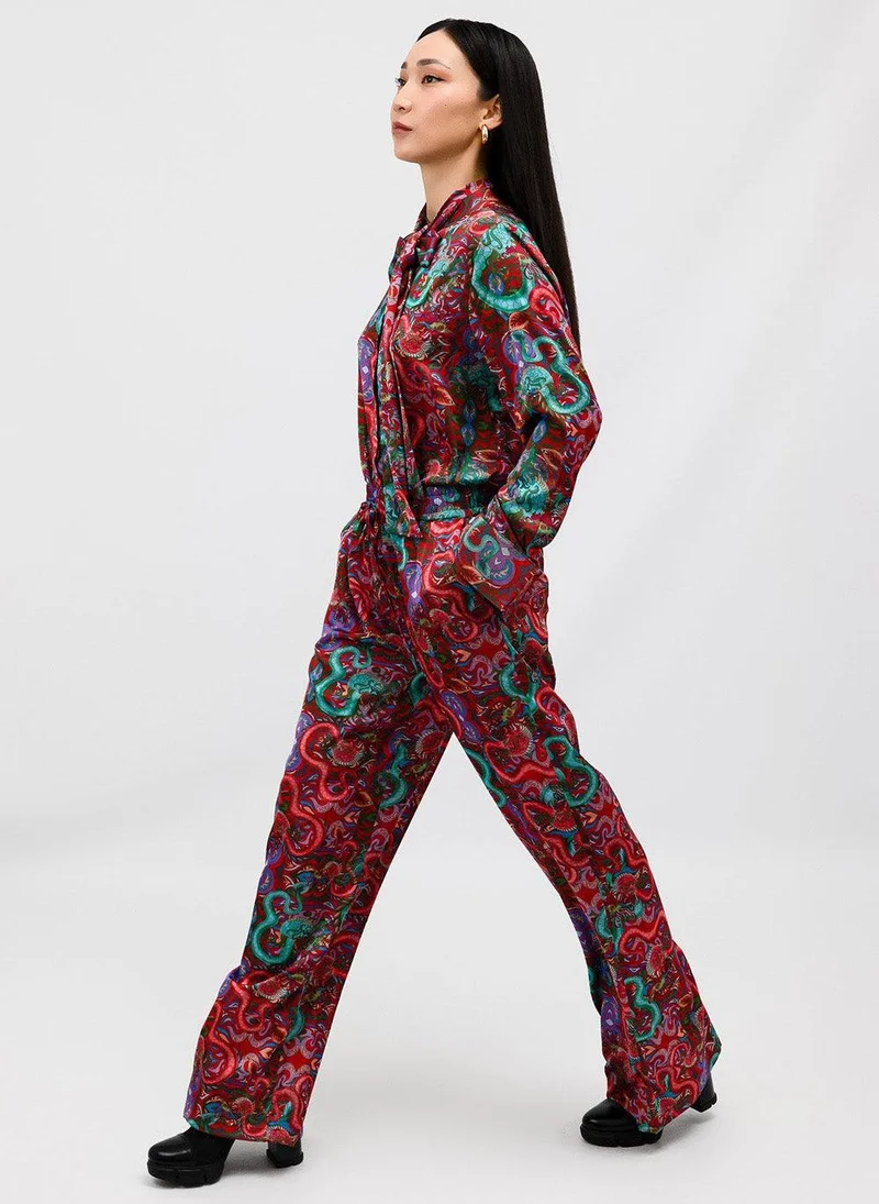 جانارا جونز Fantasy Satin Sahara Trousers