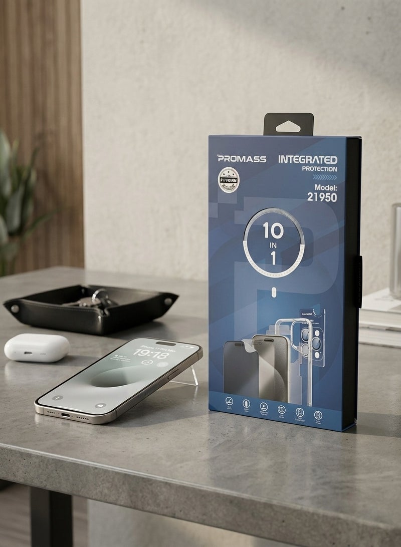 بروماس طقم حماية متكامل 10 في 1 لهاتف آيفون 17 برو ماكس – حماية شاملة وأداء مميز - Image 4