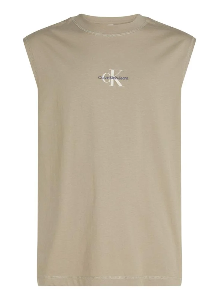 كالفن كلاين جينز Monologo Sleeveless T-Shirt