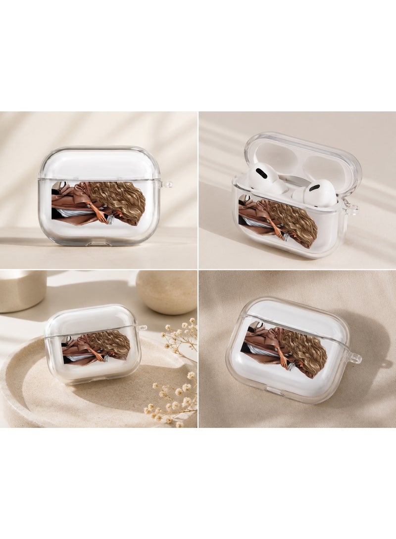" Transparent Headphones Case – Stylish, easy-to-access protection for your favorite headphones-Airpods pro" - Image 1
