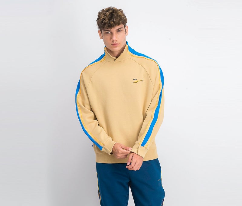PUMA Men Ader Turtle Neck Sweater, Taos Taupe - Image 1