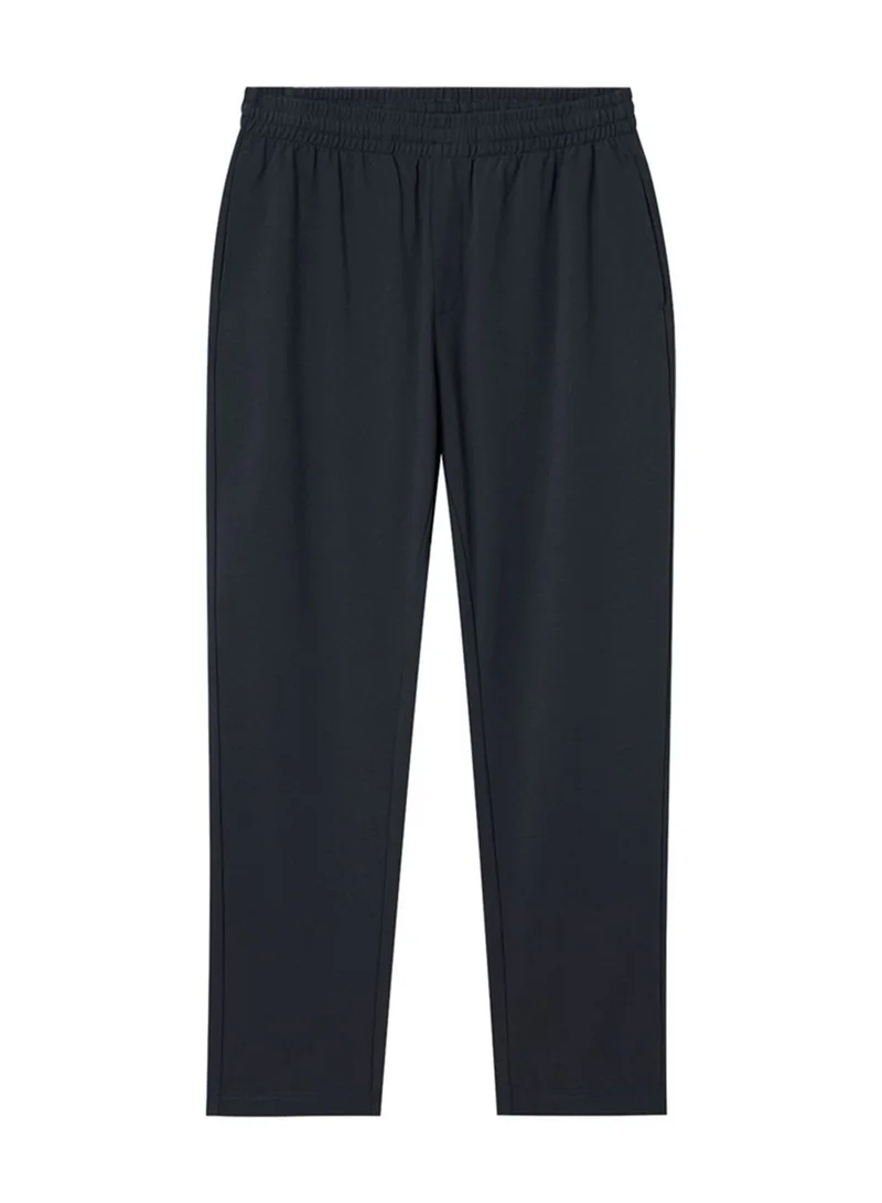 Giordano Men’s Slim Tapered Interlock Jogger with Elastic Waist