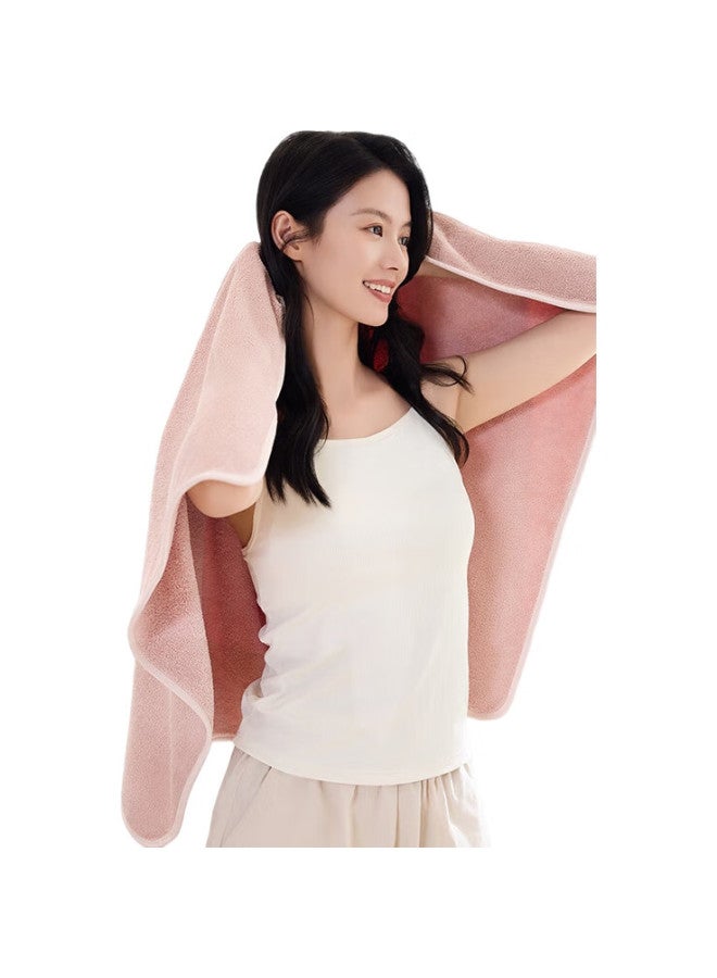 Grace Jieliya Bath Towel, Class A, Low Shedding, Adult Home Use, Soft, Absorbent, Quick-Drying, For Infants And Hotels, Large Bath Towel, Cherry Blossom Pink - Image 2
