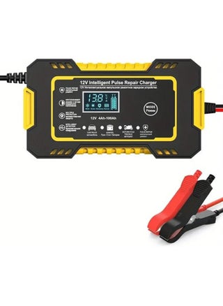 Portable Car Battery Charger, 12V-6A Smart Battery Trickle Charger with LCD Display, Temperature Compensation & Desulfator for Automotive, AGM/Gel Lead Acid Batteries - pzsku/Z2BCEEE0DB96D25E6AFB4Z/45/_/1725900723/c13044af-669f-464f-8e3a-b469bec9e1c8