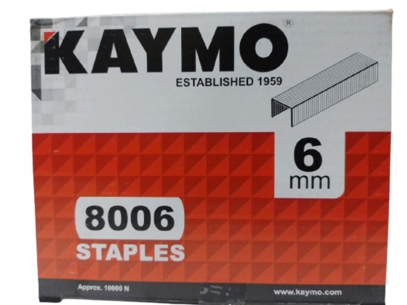 Kaymo 80 Series ST8006 HD Staple 6mm (10,000 pcs) – Heavy Duty Staples for Upholstery and Construction - Image 4
