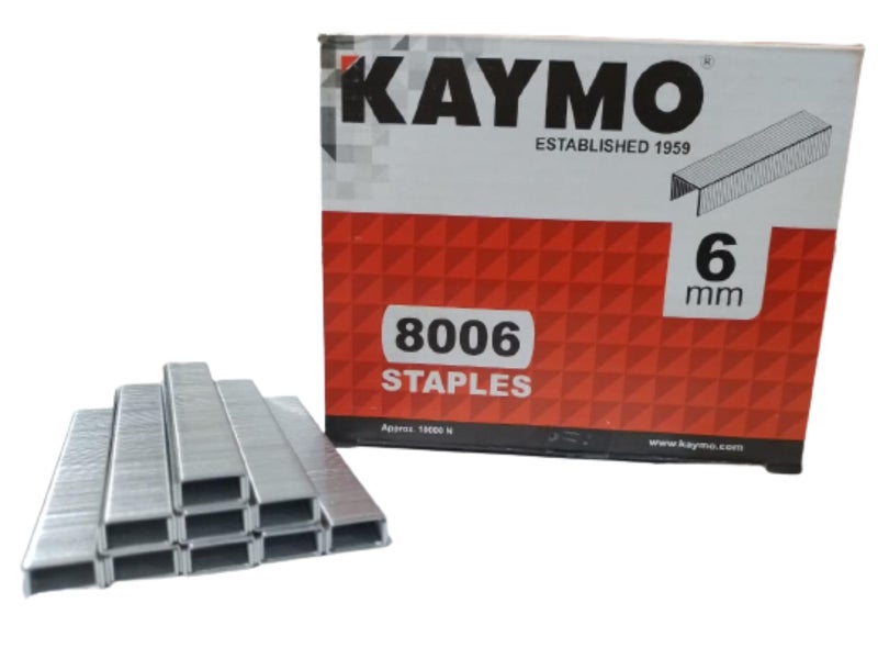 Kaymo 80 Series ST8006 HD Staple 6mm (10,000 pcs) – Heavy Duty Staples for Upholstery and Construction - Image 2