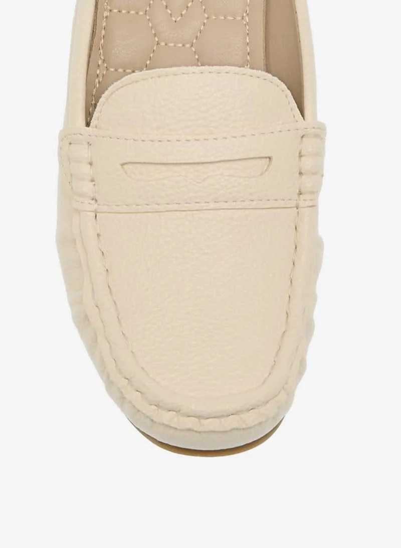 Flora Bella By Shoexpress CREAM Cutout Detail Slip-On Comfort Mules for Women | Best Price UAE