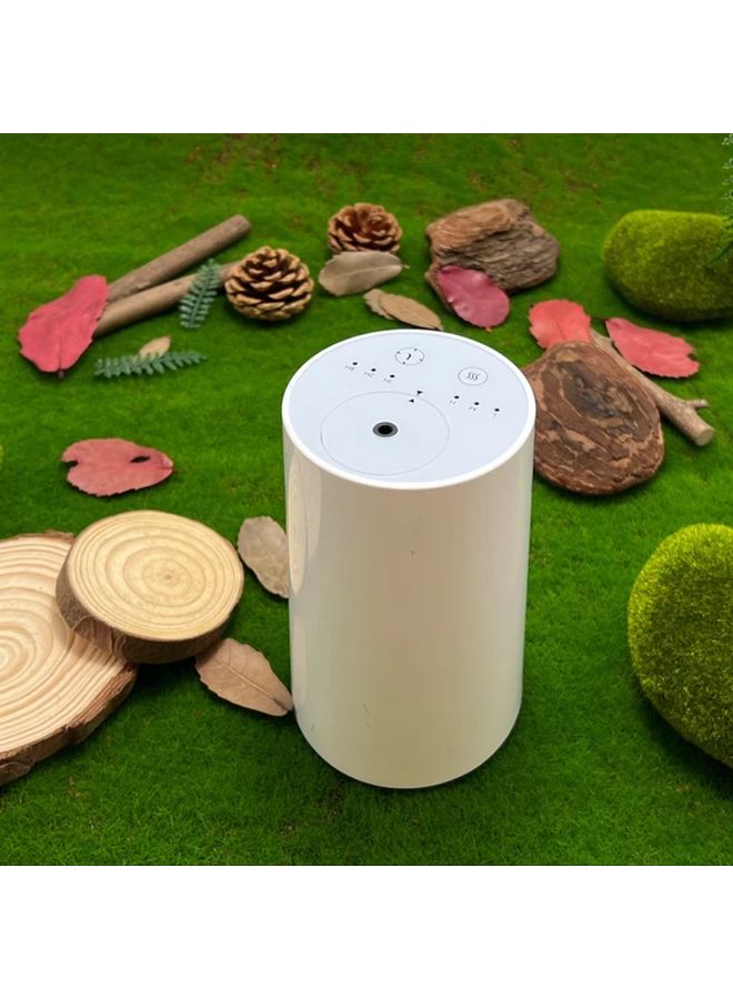 White Portable Essential Oil Diffuser 5V USB Battery Powered For Desk Bedroom - Image 2