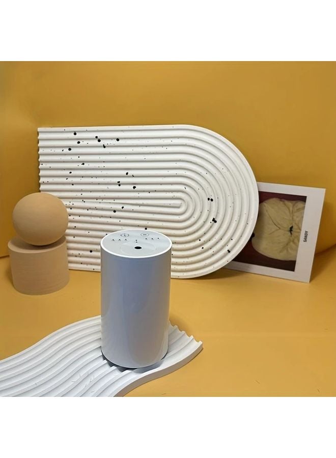 White Portable Essential Oil Diffuser 5V USB Battery Powered For Desk Bedroom - Image 1