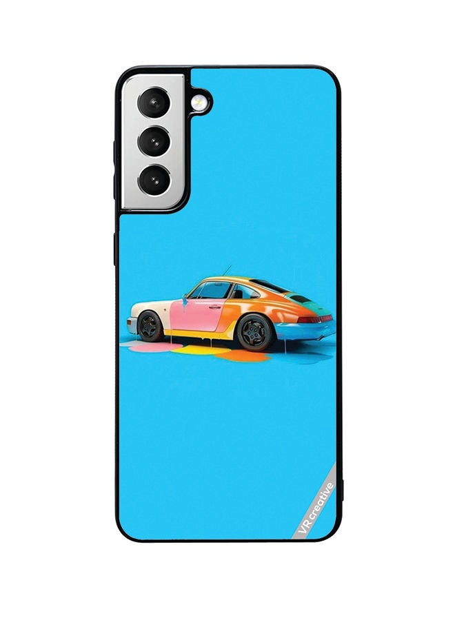 VR CREATIVE Protective Case Cover For Samsung Galaxy S22 5G Car Design Multicolour - Image 1