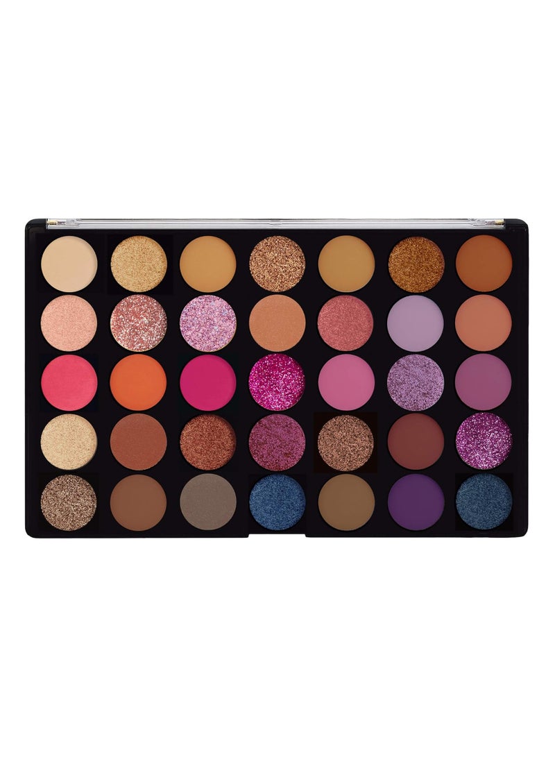profusion Cosmetics Lovestruck 35 Shade Master Eyeshadow Palette roses are red violets are blue this Lovestruck palette will make you swoon - Image 2