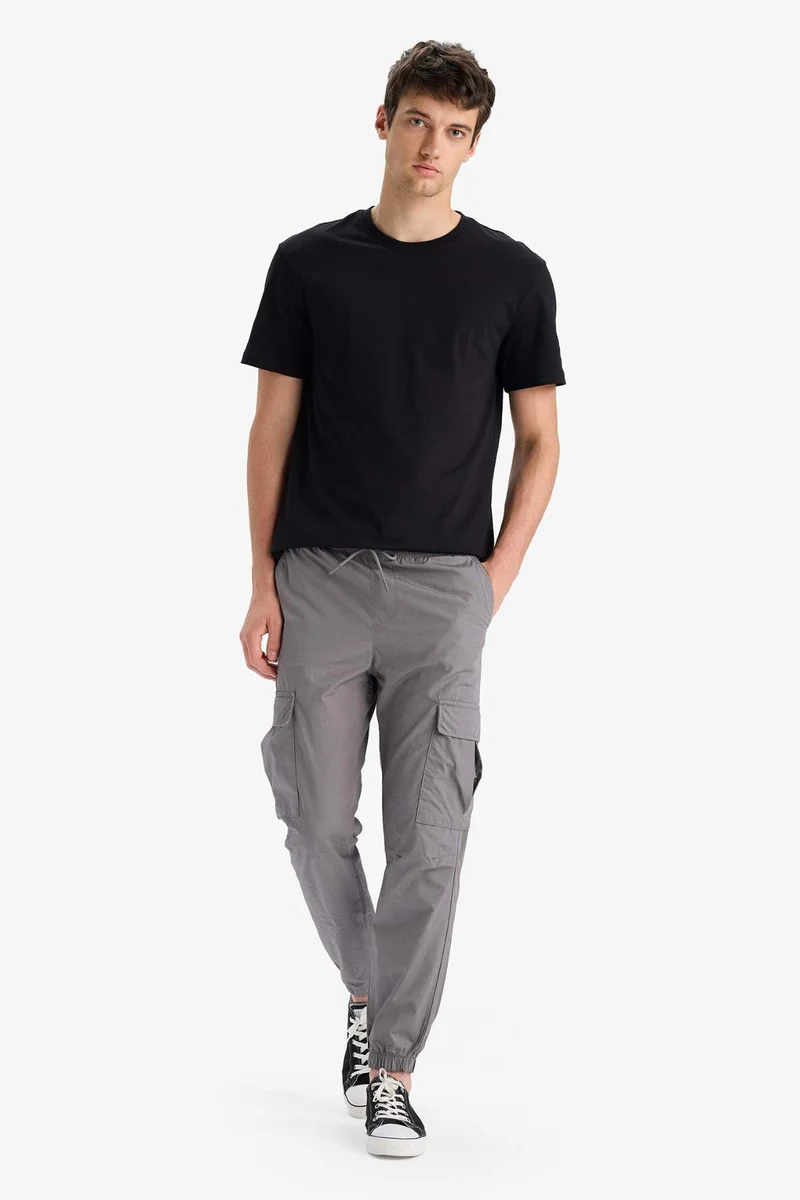 ديفاكتو Cotton Regular Summer Jogger Parachute Cargo Pants