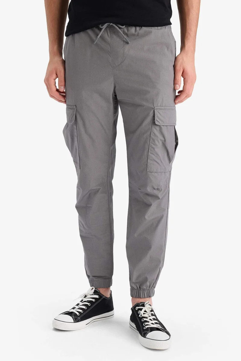 Defacto  Cotton Regular Summer Jogger Parachute Cargo Pants for Men | Best Price UAE