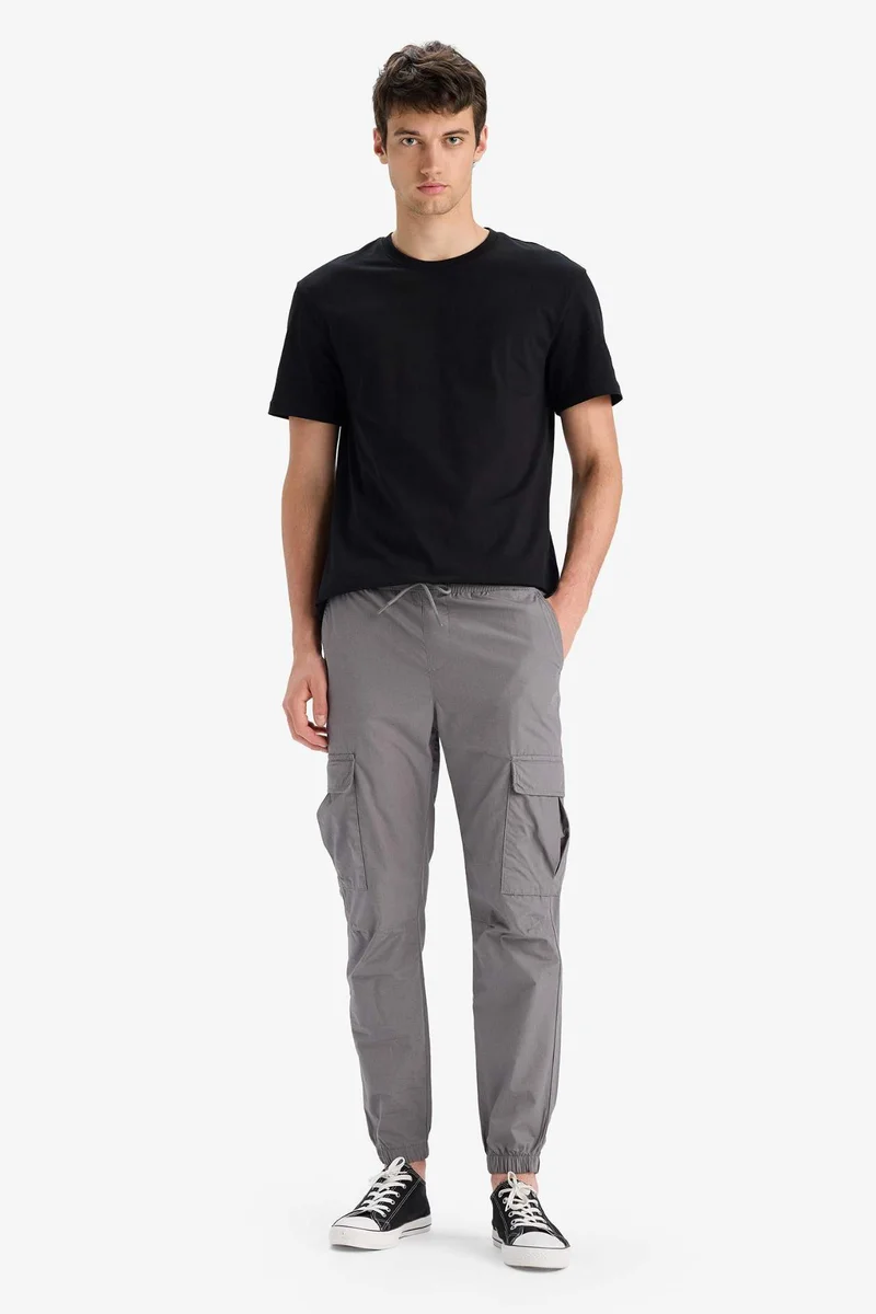ديفاكتو Cotton Regular Summer Jogger Parachute Cargo Pants