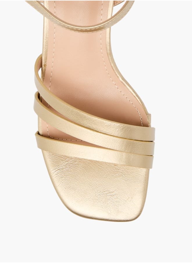 Celeste Womens Block Heel Sandals With Buckle Closure  - Image 4