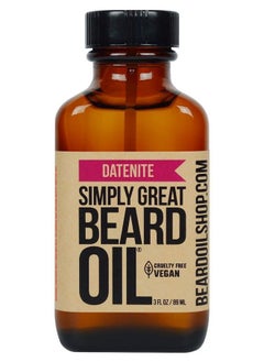 Datenite Scented Beard Oil Beard Conditioner 3 Oz Easy Applicator Natural Vegan And Cruelty Free Care For Beards Gifts For Men