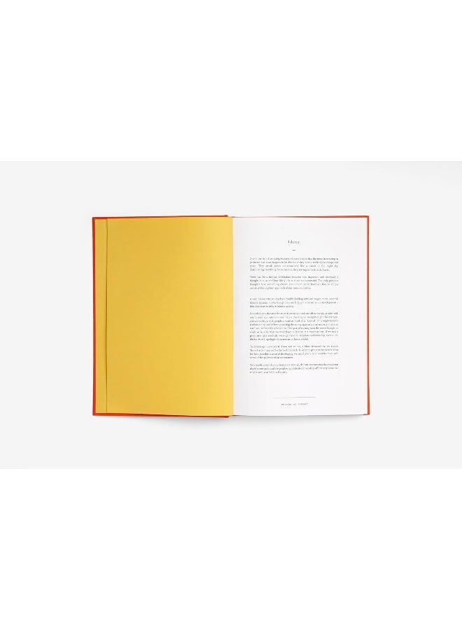 Writing as Therapy Journal: Ideas: A Linen-Bound Notebook Designed to Accommodate Ideas, Aspirations and Worries  - Image 3