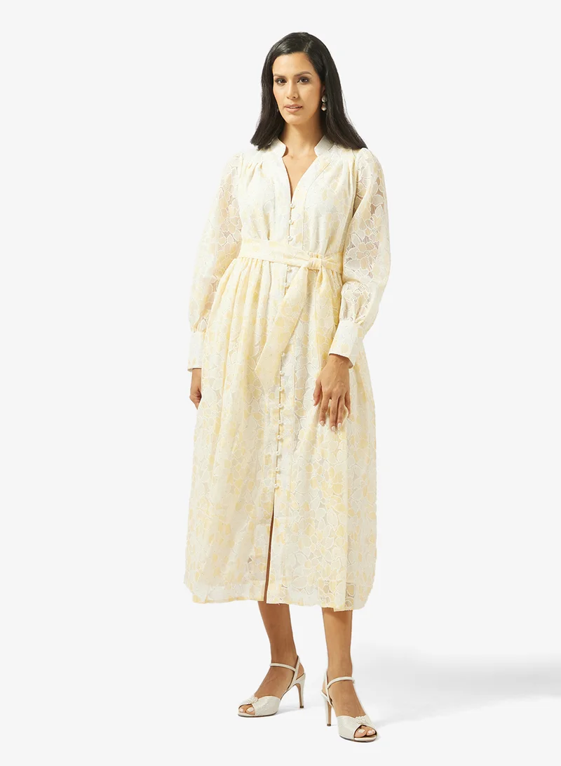 خزانة Floral  Print Dress