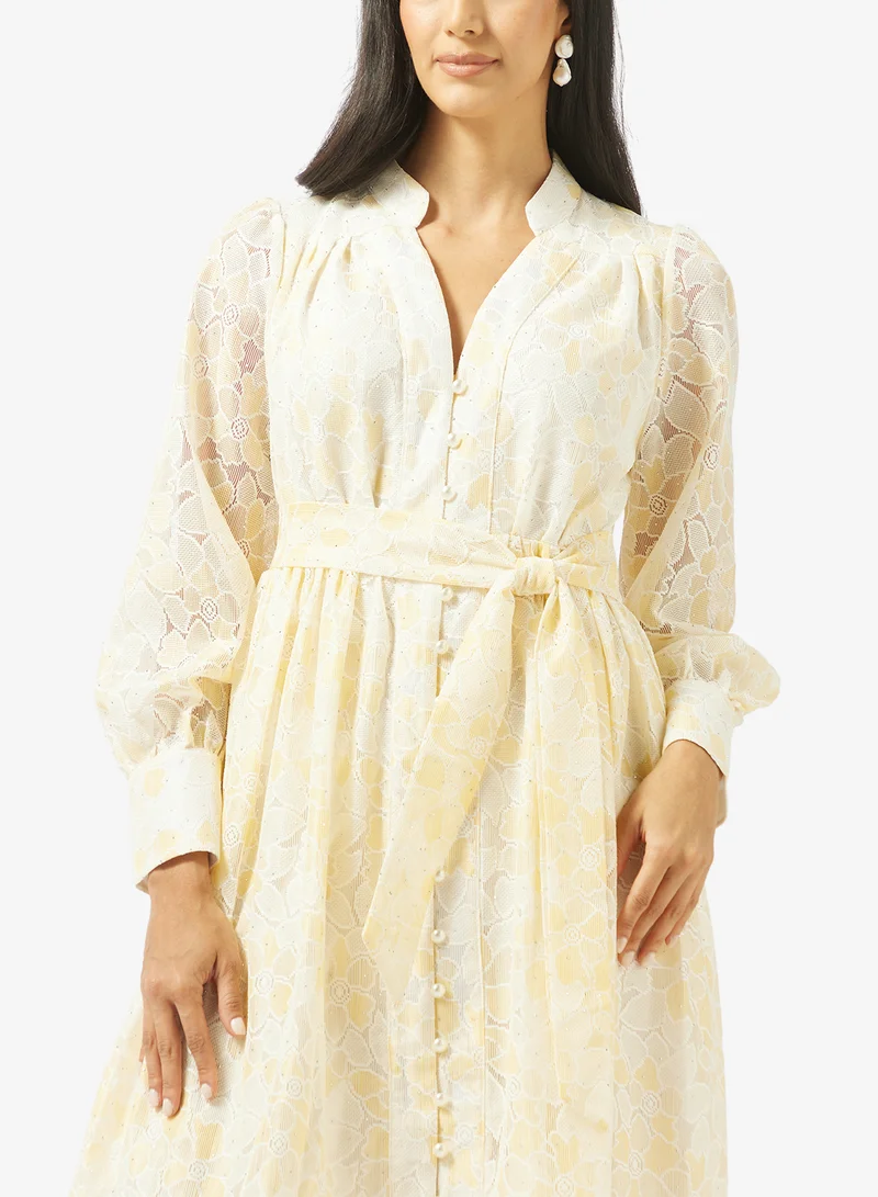 Khizana  Floral  Print Dress for Women | Best Price UAE