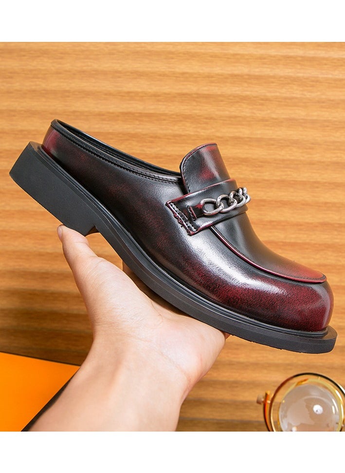 Shougu Versatile Retro Casual Leather Shoes  - Image 1