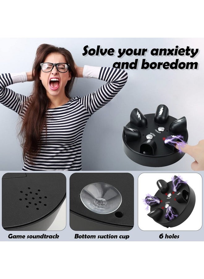 Shock Roulette Party Game New Lie Detector Test Shock Finger Game Interesting Polygraph Party Game Toy Finger Shock Game For Family Party Decompression Funny Toy For 26 Palyers (1 Pcs)