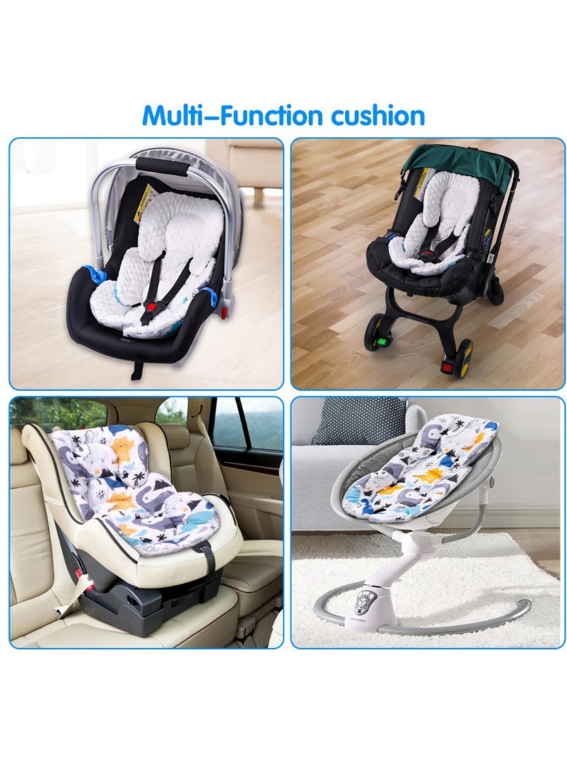 ممون ، وسادة مقعد السيارة للرضع قابلة للعكس، وسادة مقعد السيارة للرضع قابلة للعكس، وسادة دعم الرأس والجسم لحديثي الولادة، وسادة ناعمة لعربة الأطفال لسرير عربة الأطفال المرتفع - Image 5