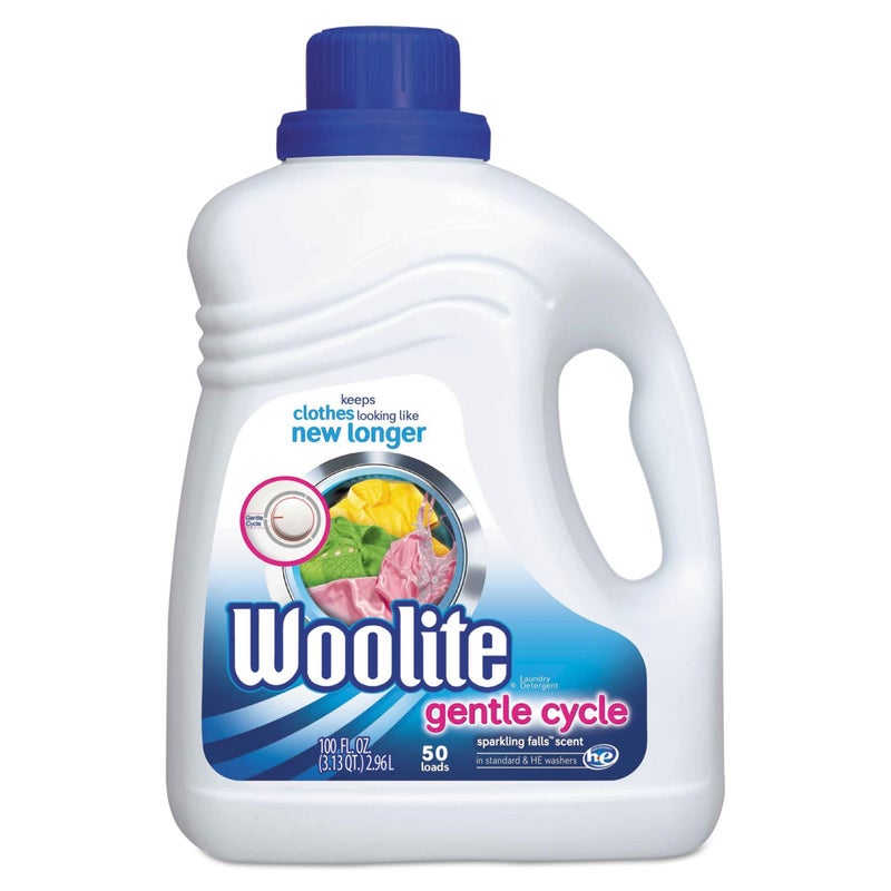 Woolite Damage Defense Liquid Laundry Detergent, Light Fresh Scent, 66 Loads, 100 Fl Oz