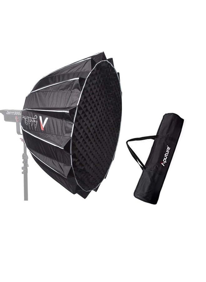 Aputure Light Dome III Studio Reflector Softbox with All-New Quick-Folding Design Bowens Mount with Diffuser Honeycomb Grid Gel Holder Carry Bag- 3ft (90cm) Quick-Setup Softbox  - Image 1