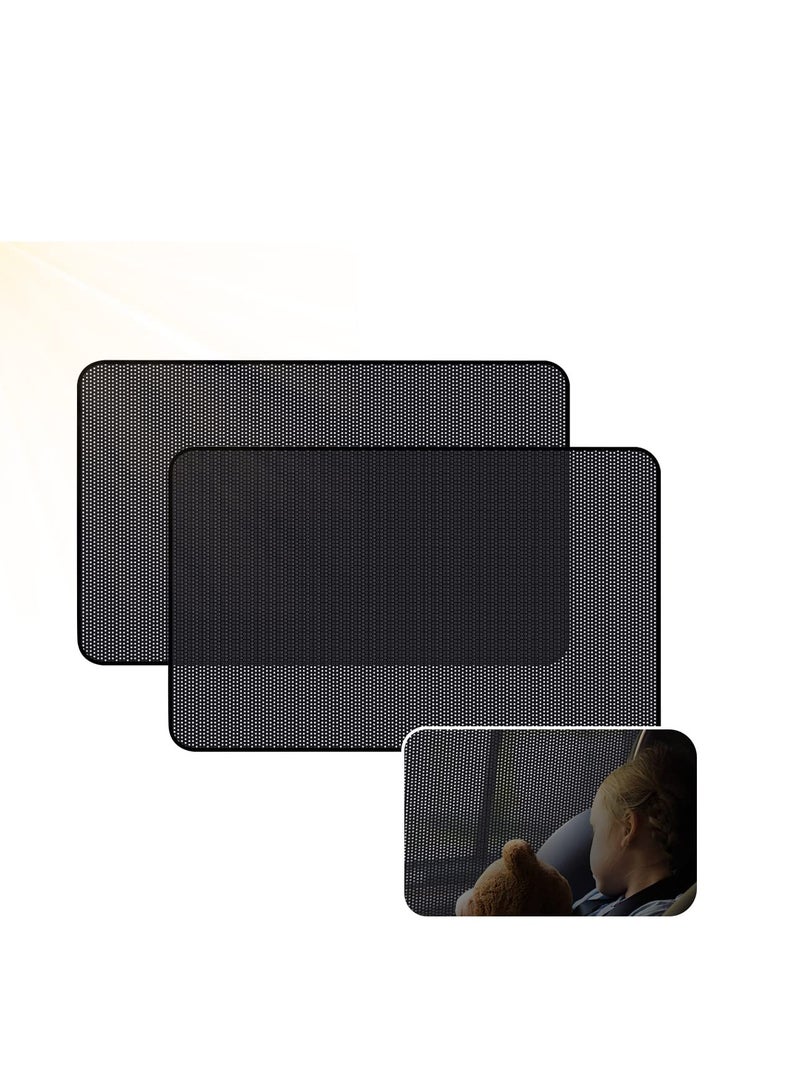 SYOSI Car Window Shades for Baby, 2 Pack Car Sunscreen Set, Sun Shades Magnetic for Car Windows, Car Privacy Curtain, Car Side Window, for Baby, Kids and Animals Protection - Image 1