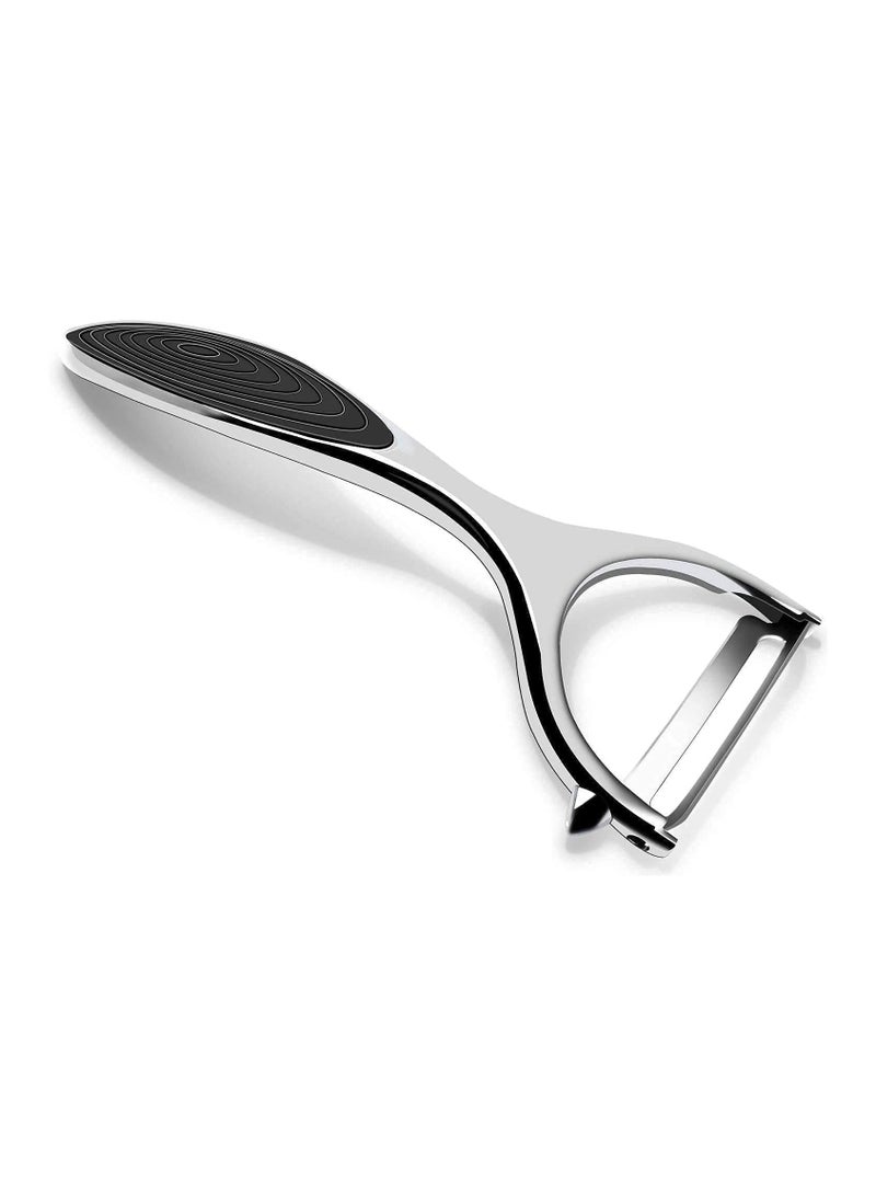 VIUAUAX Rotary Peeler – Stainless Steel Kitchen Knife-Style Vegetable & Fruit Peeler with Anti-Slip Handle for Potatoes, Apples, Carrots & More.Multi-functional Stainless Steel Peeler Fruit Peeling Tool Kitchen Fruit Knife Home Use Vegetable Peeler - Image 1